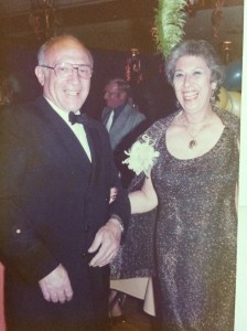 Tula and my dad, George,on their 35th anniversary, New Years Eve, 1973